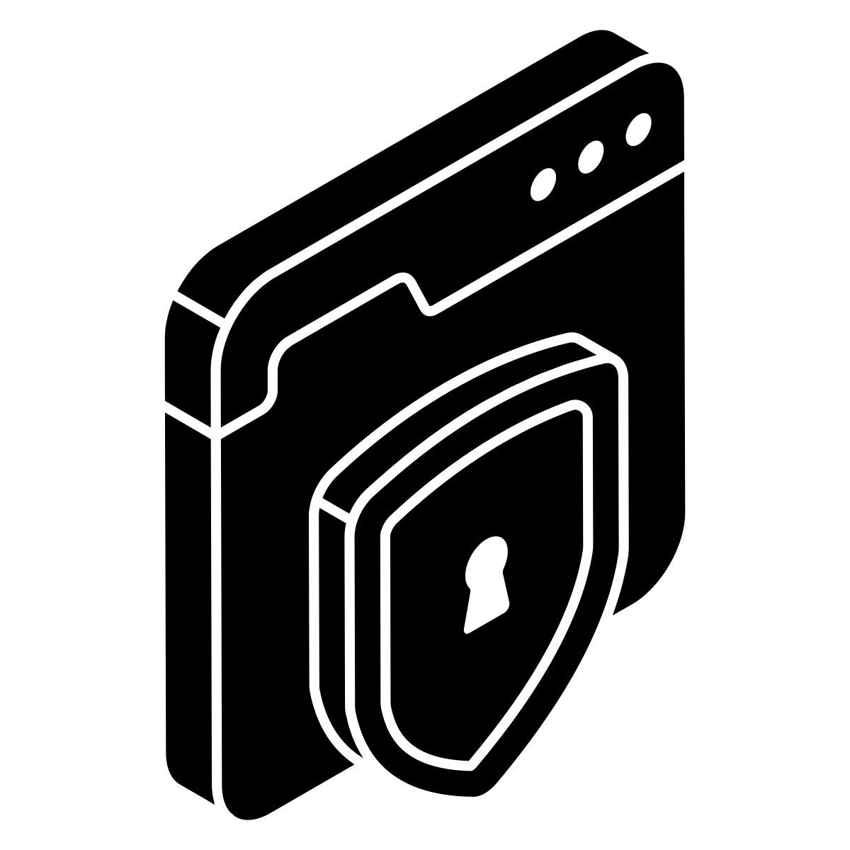 seguridad web icon