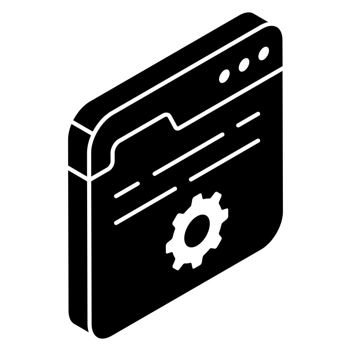 configuración web icon