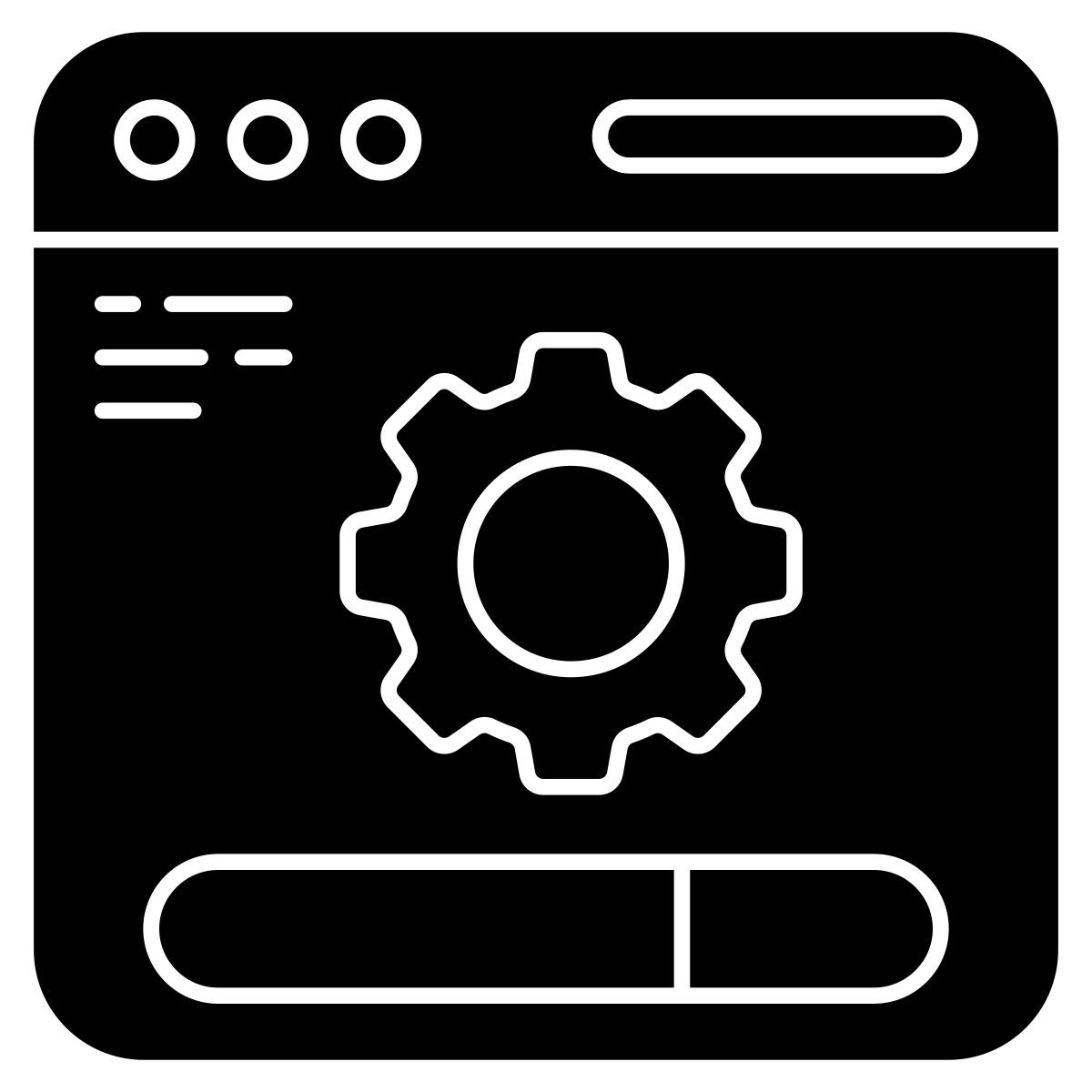 configuración web icon