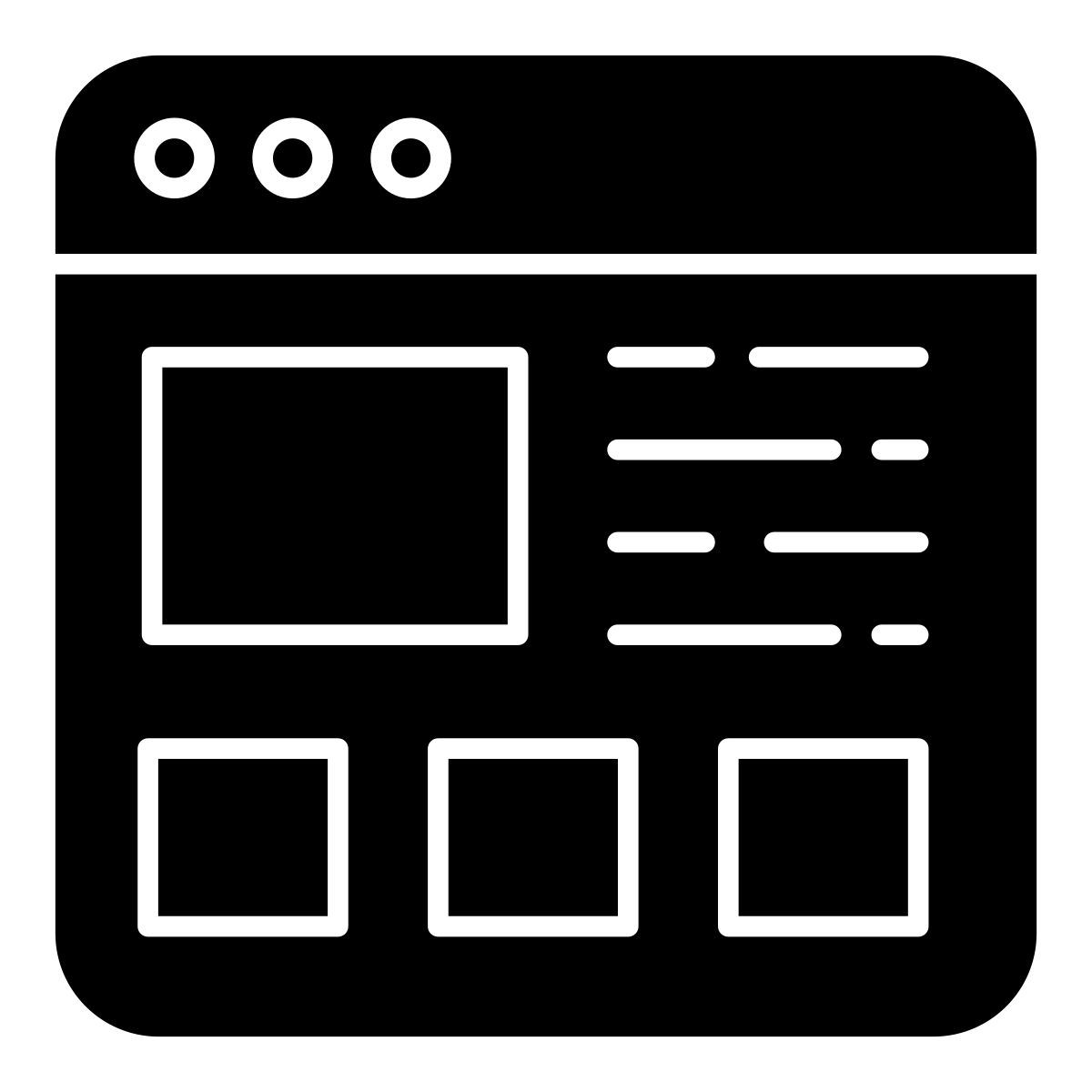 web template icon