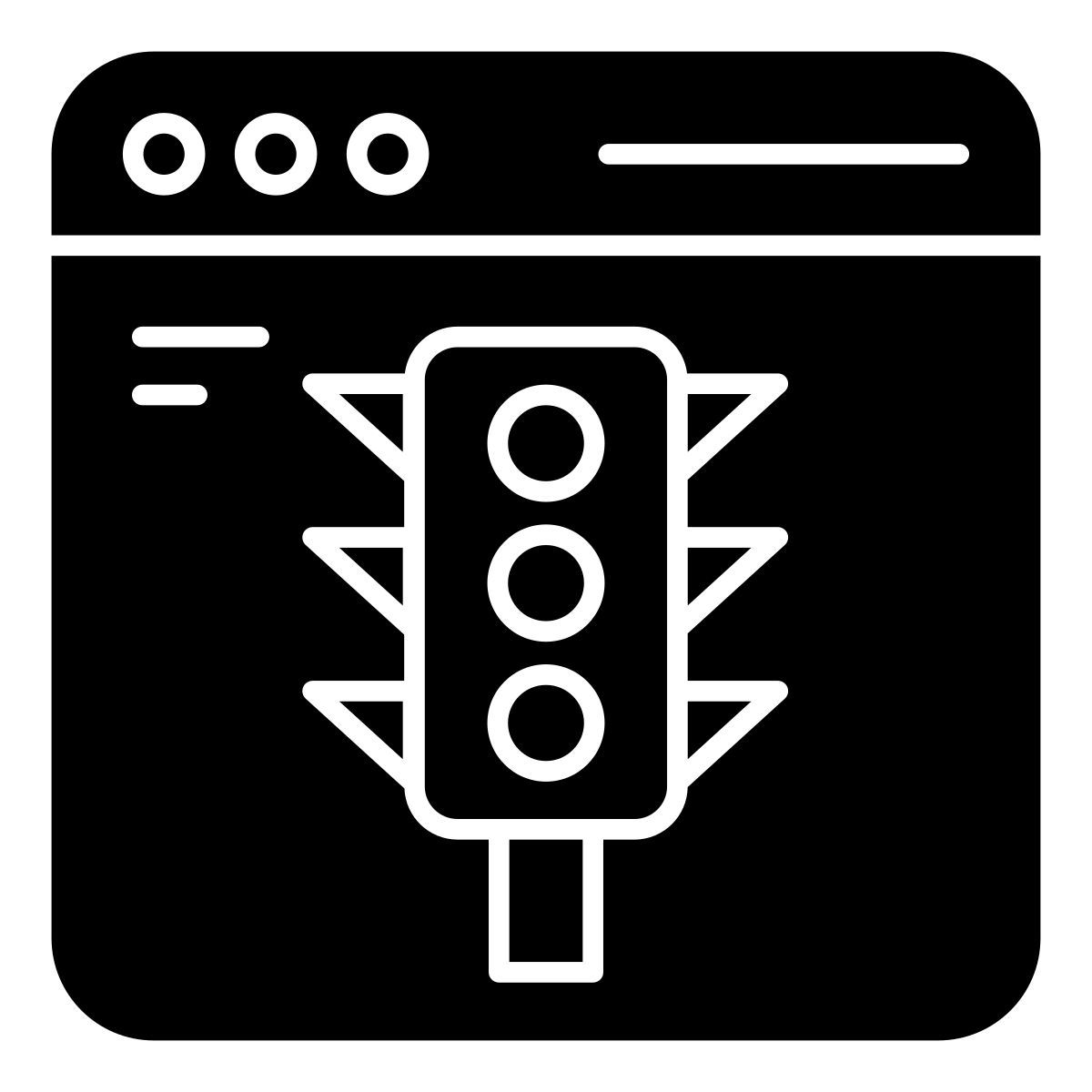 web traffic icon
