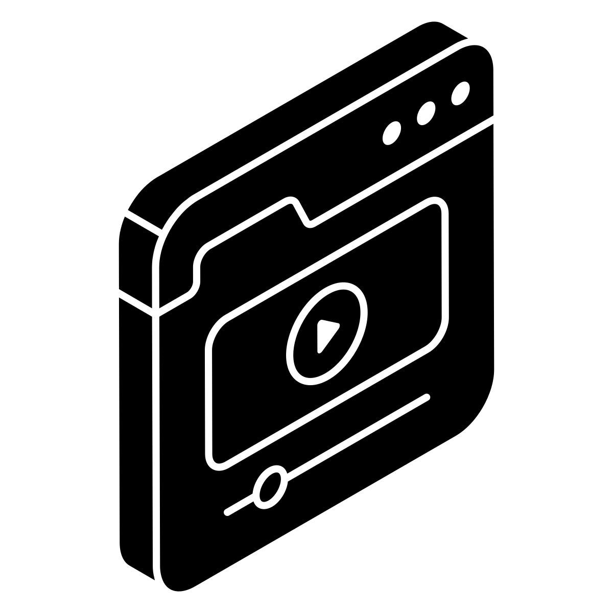 vídeo web icon