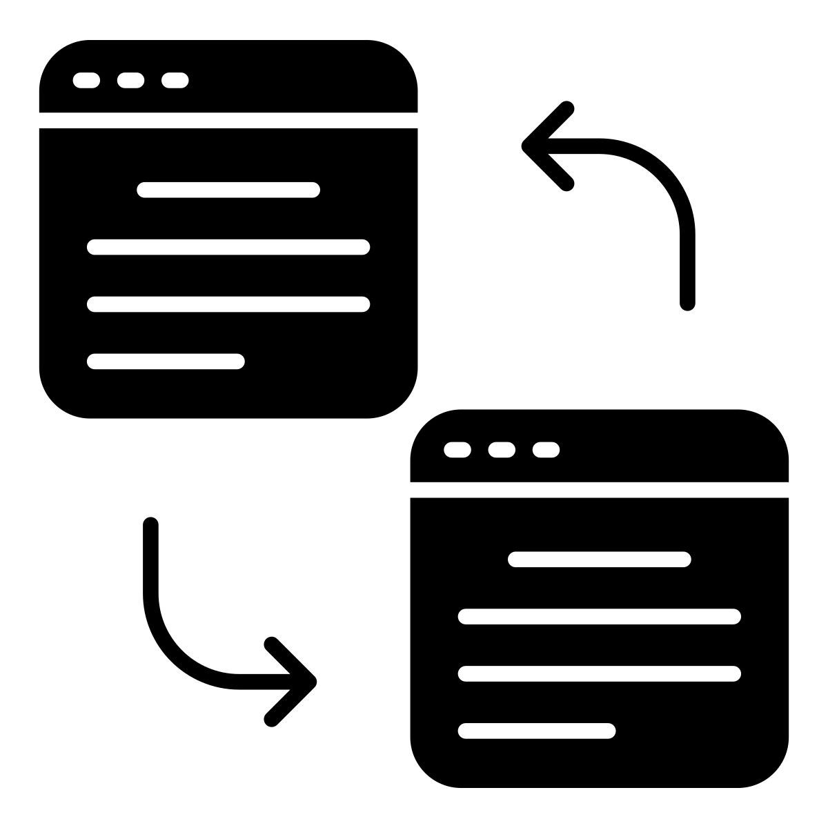 website transfer icon