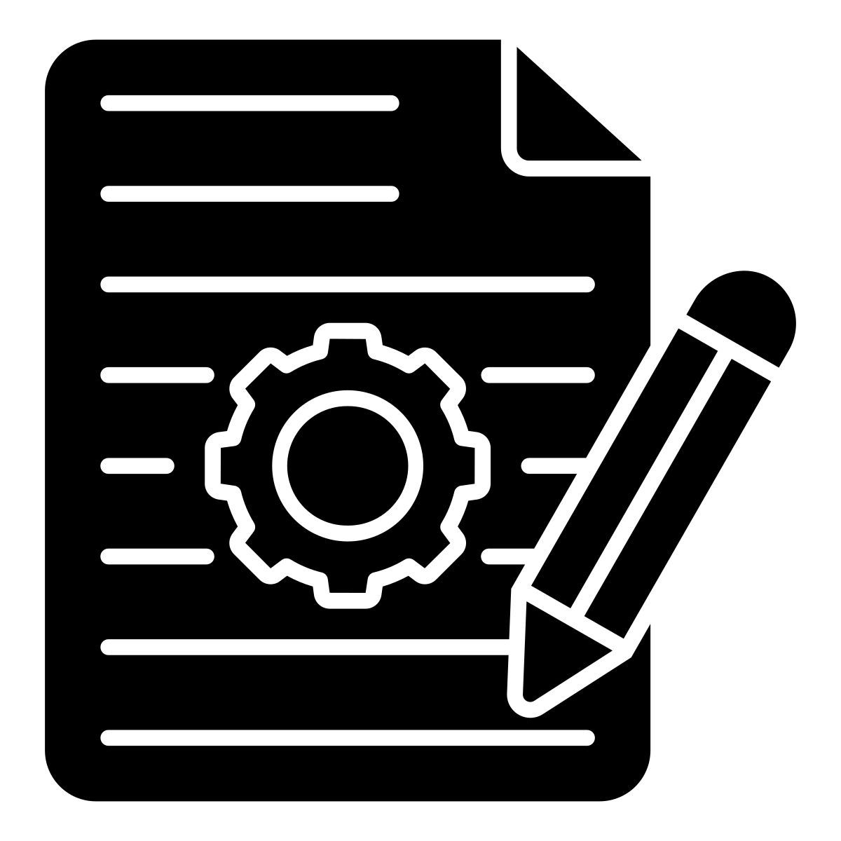 writing management icon