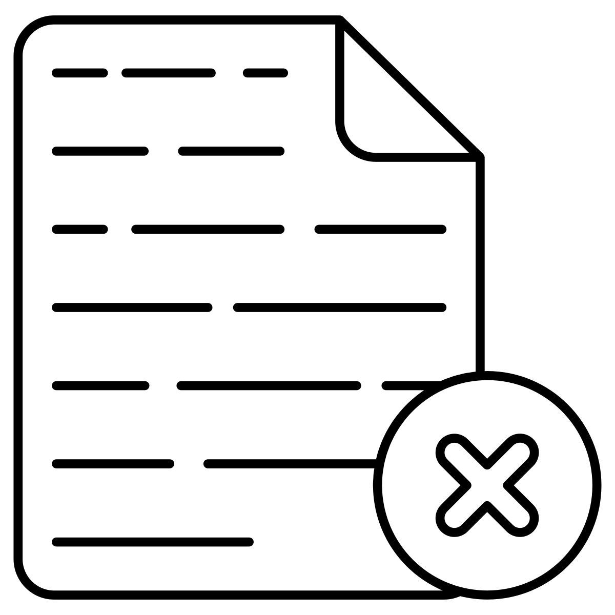 archivo incorrecto icon
