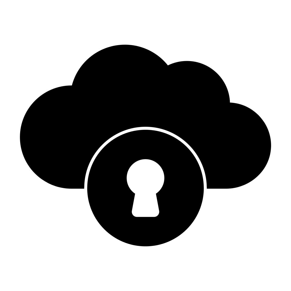 cloud security icon