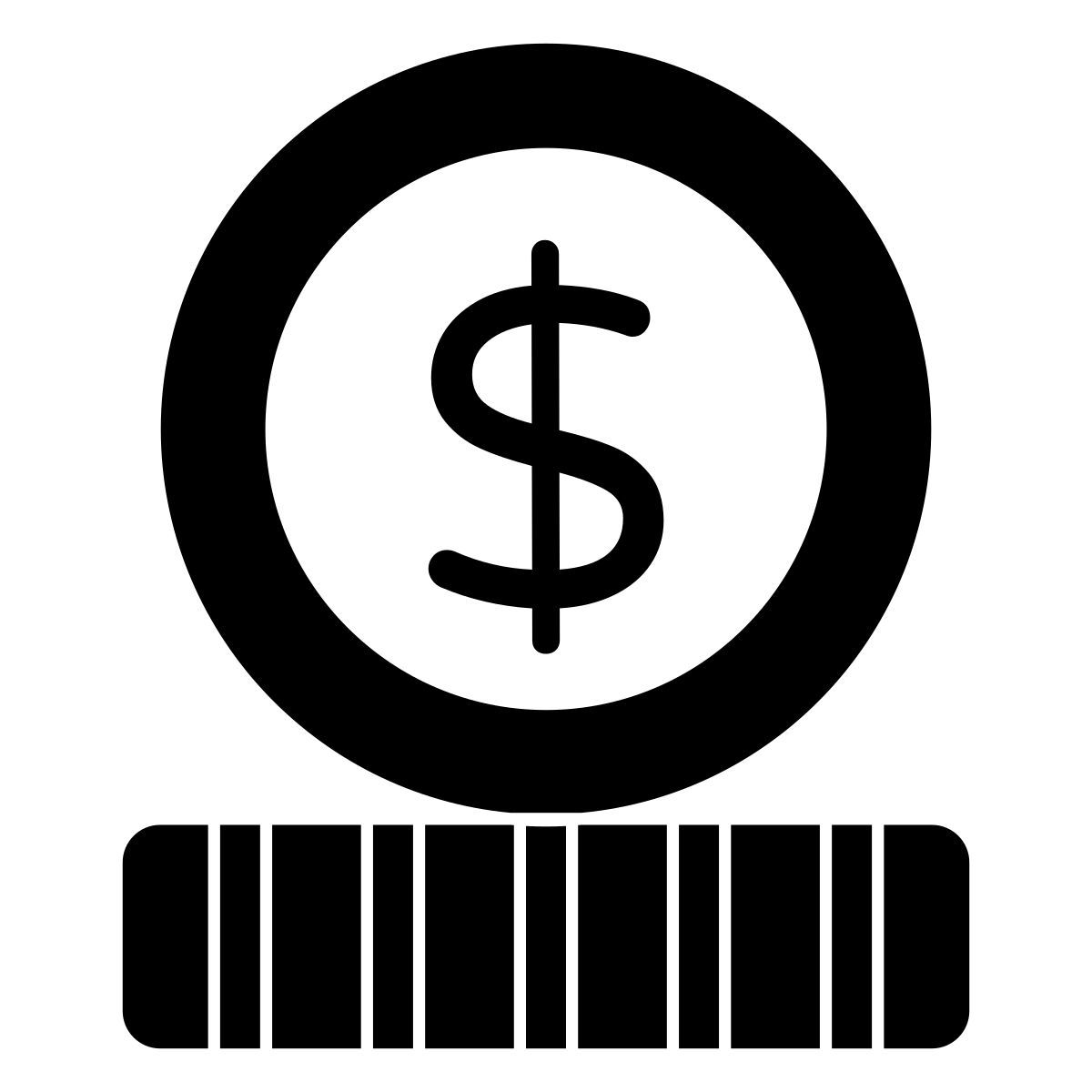 dollar coins icon