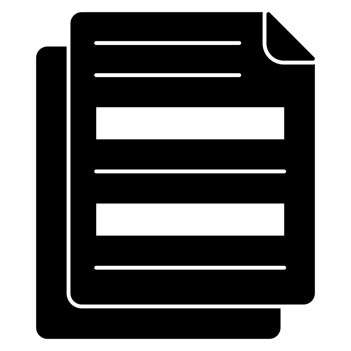 documento dobrado icon