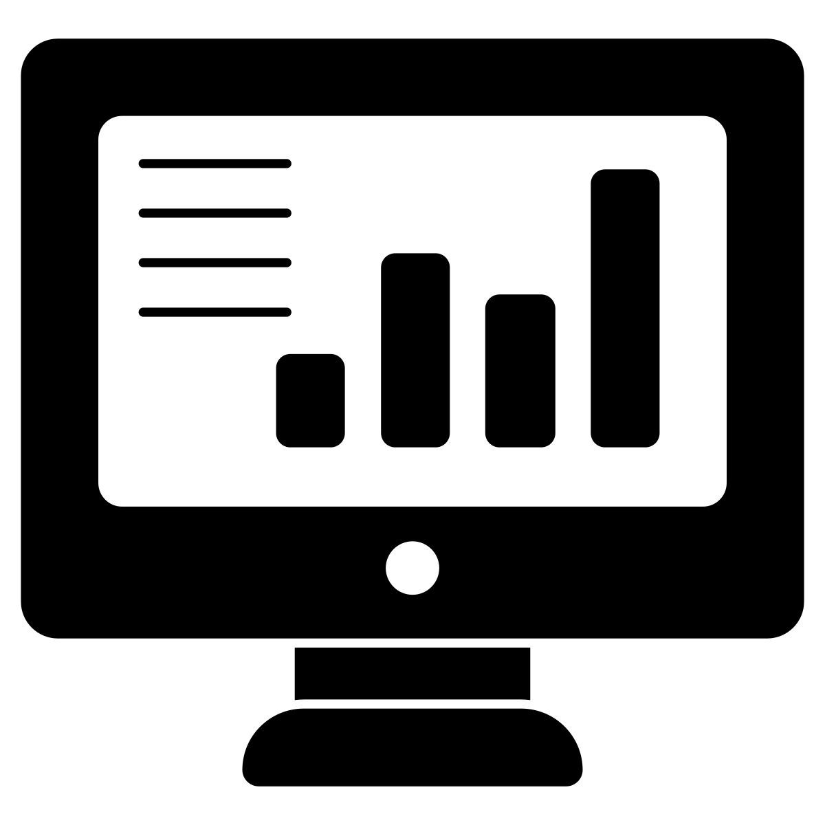 online data analytics icon