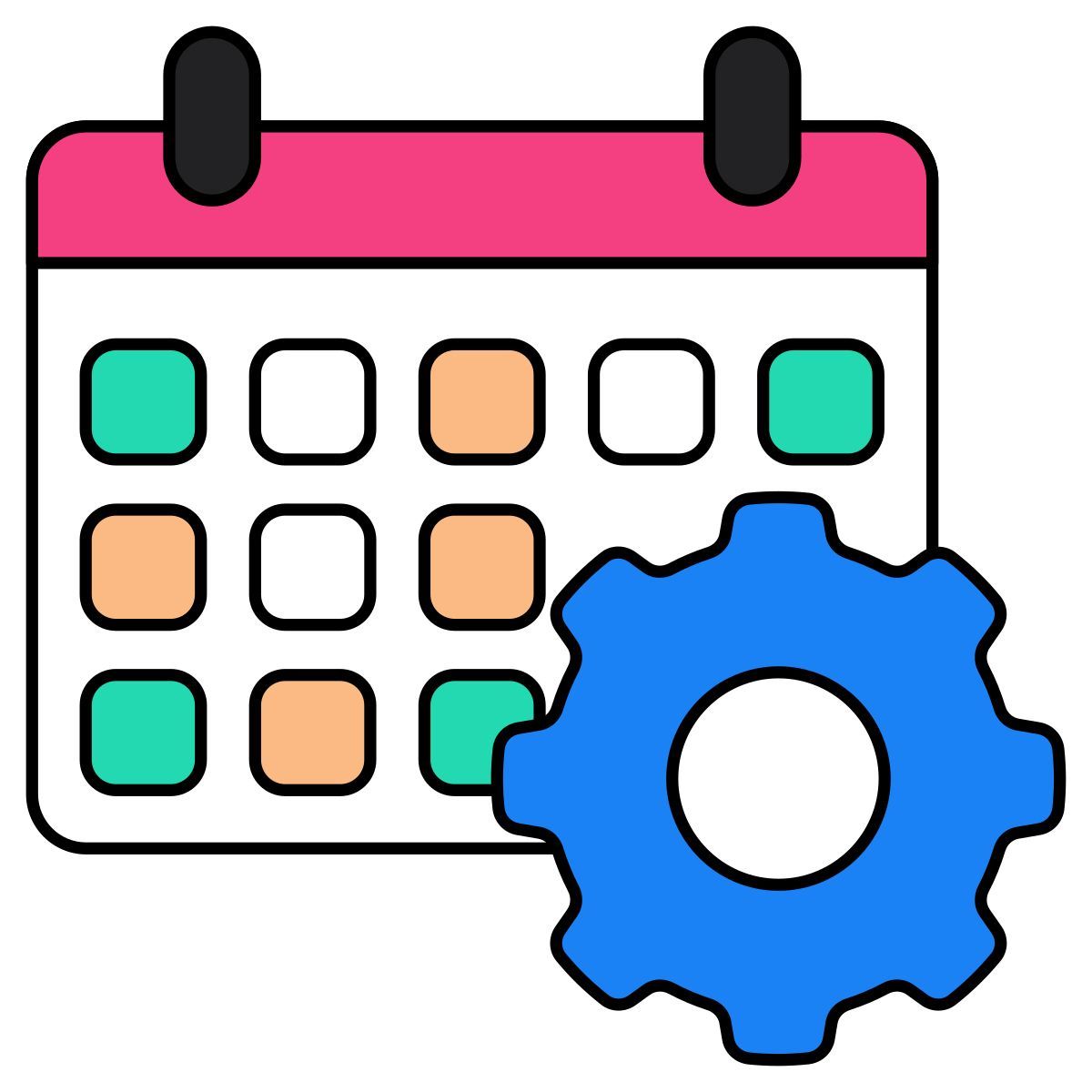 calendar settings icon