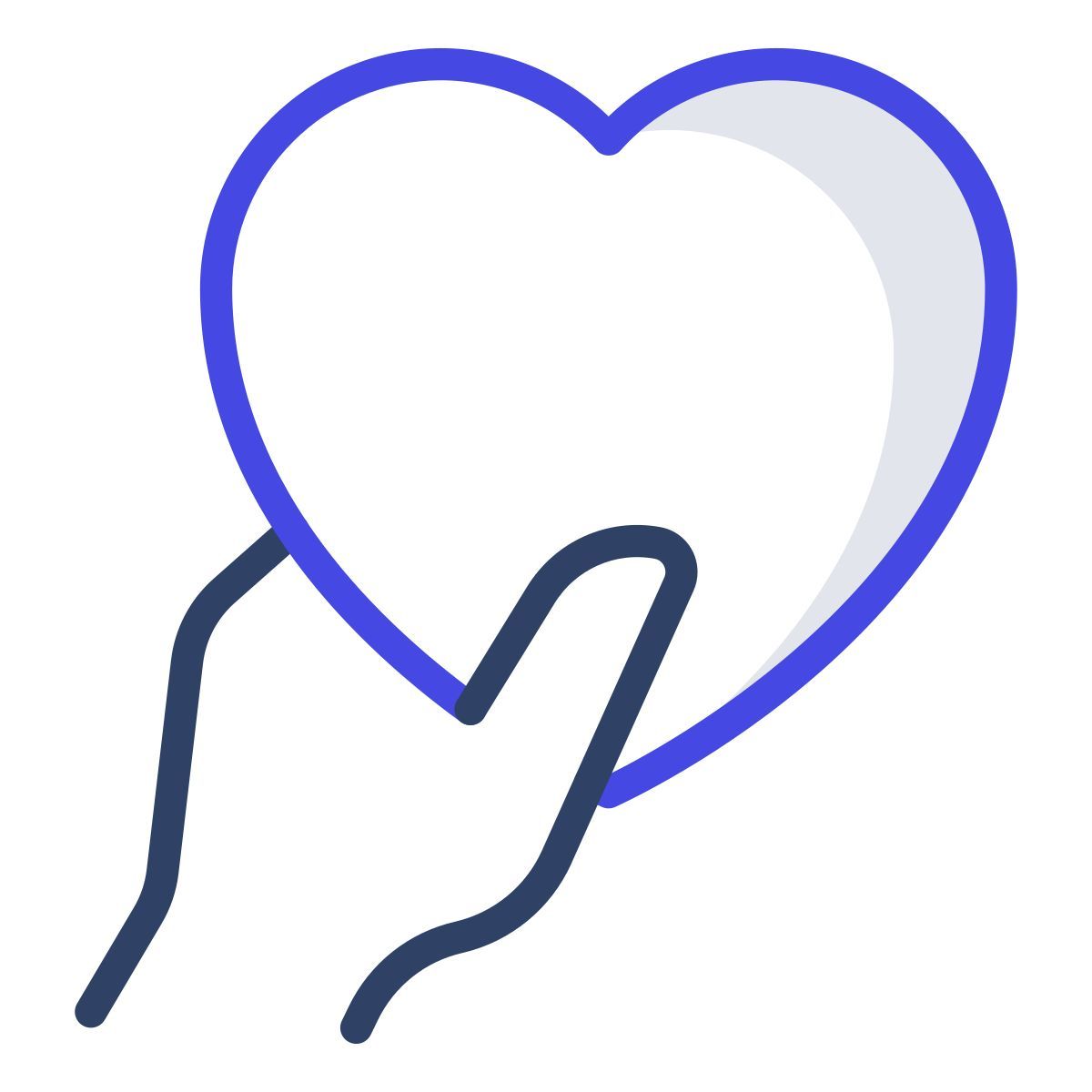 give heart icon