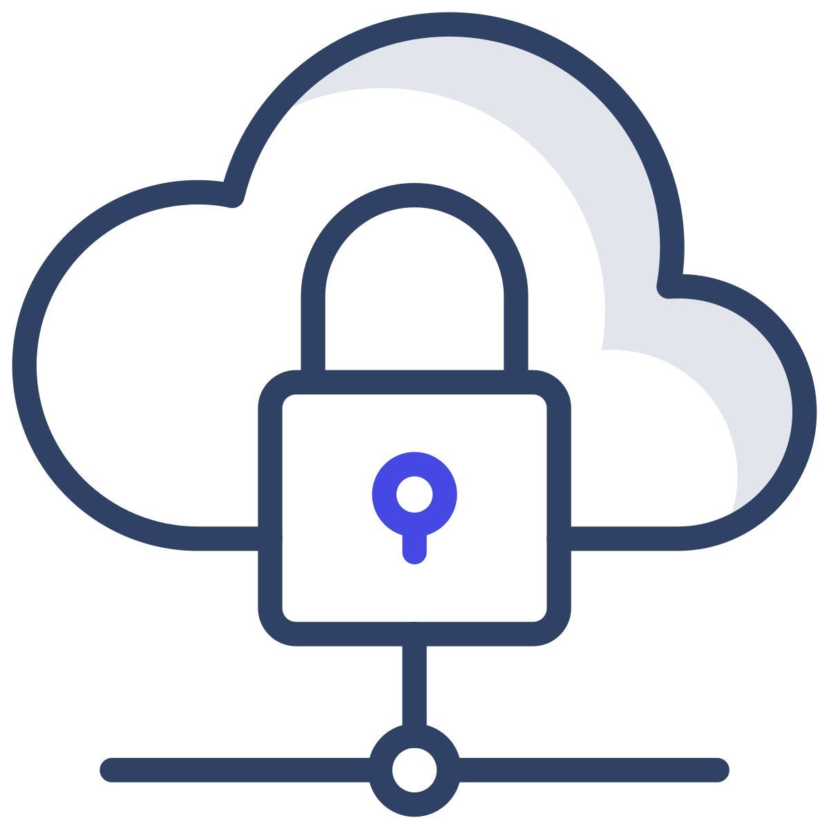 cloud security icon