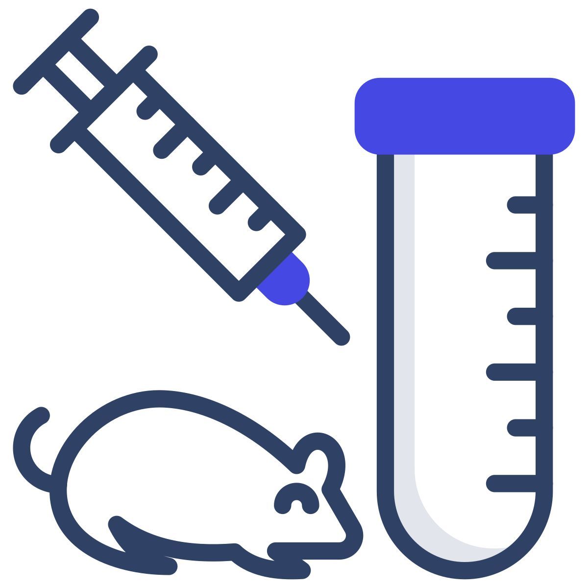 tube à essai fin icon