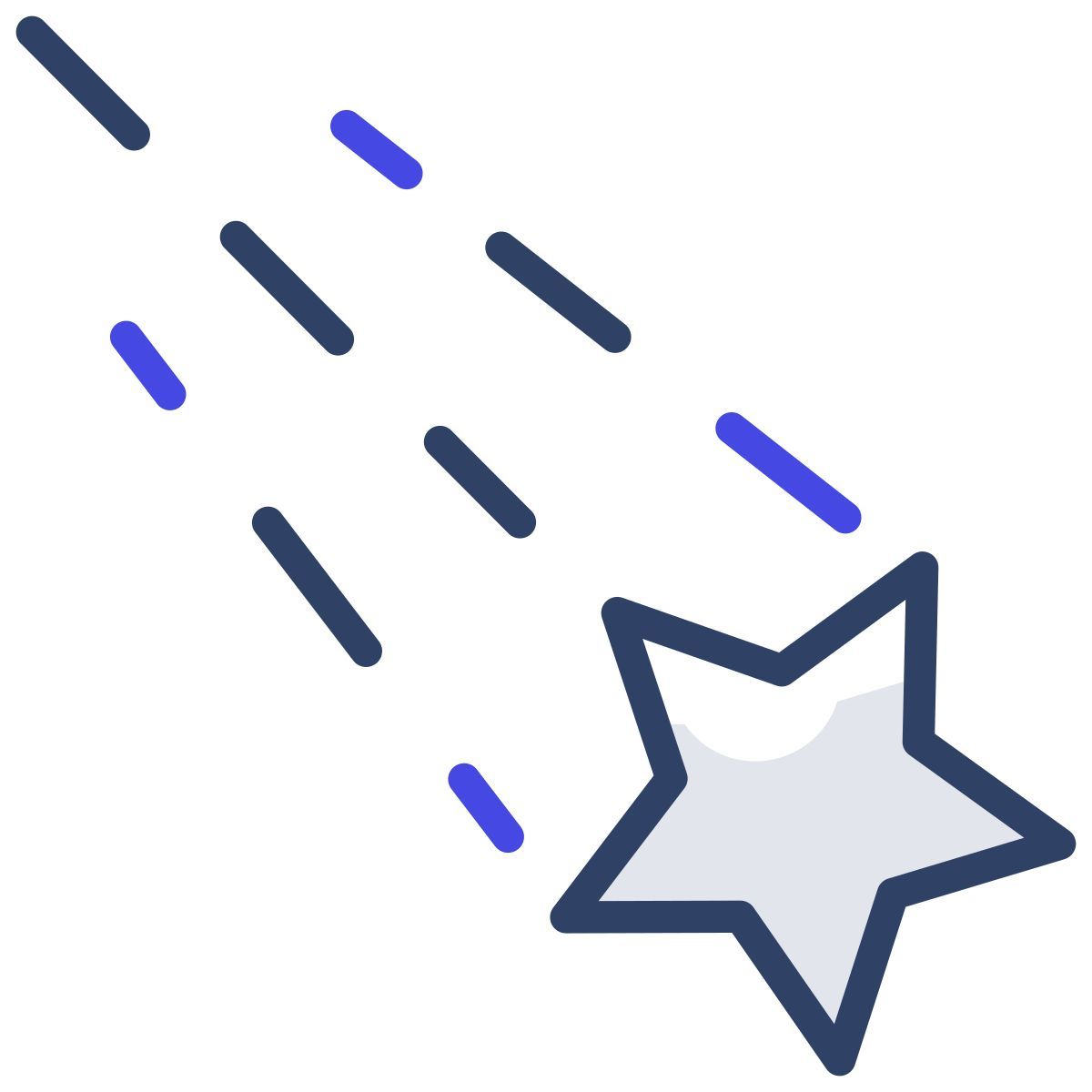 falling star icon