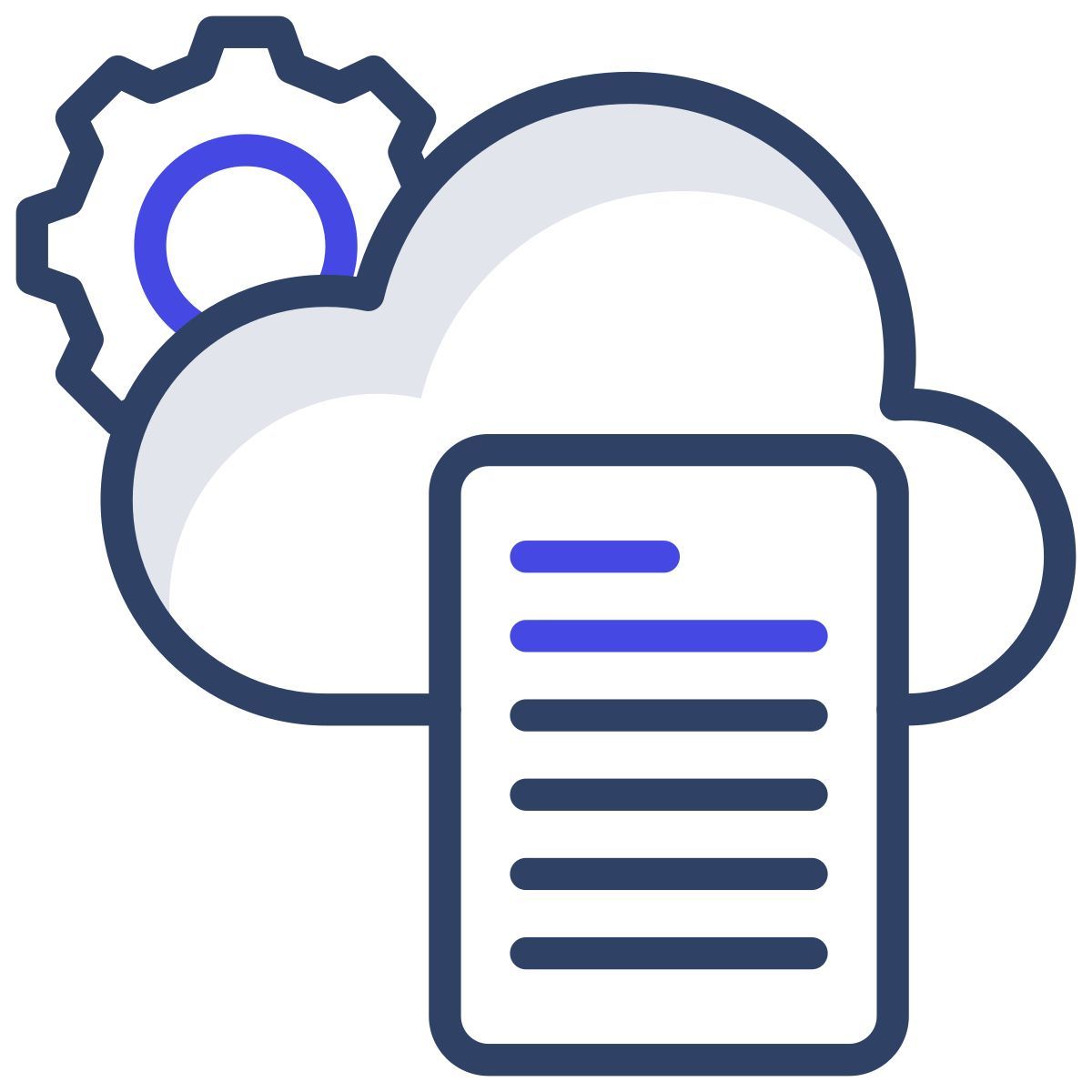 cloud data protection icon