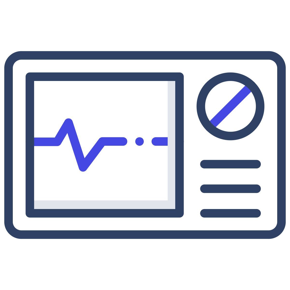 electrocardiogram icon
