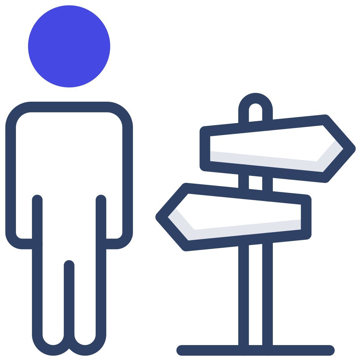 choose direction icon