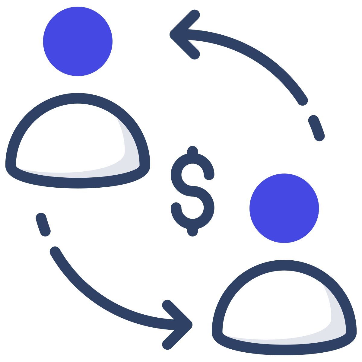 trasferimento fra utenti icon