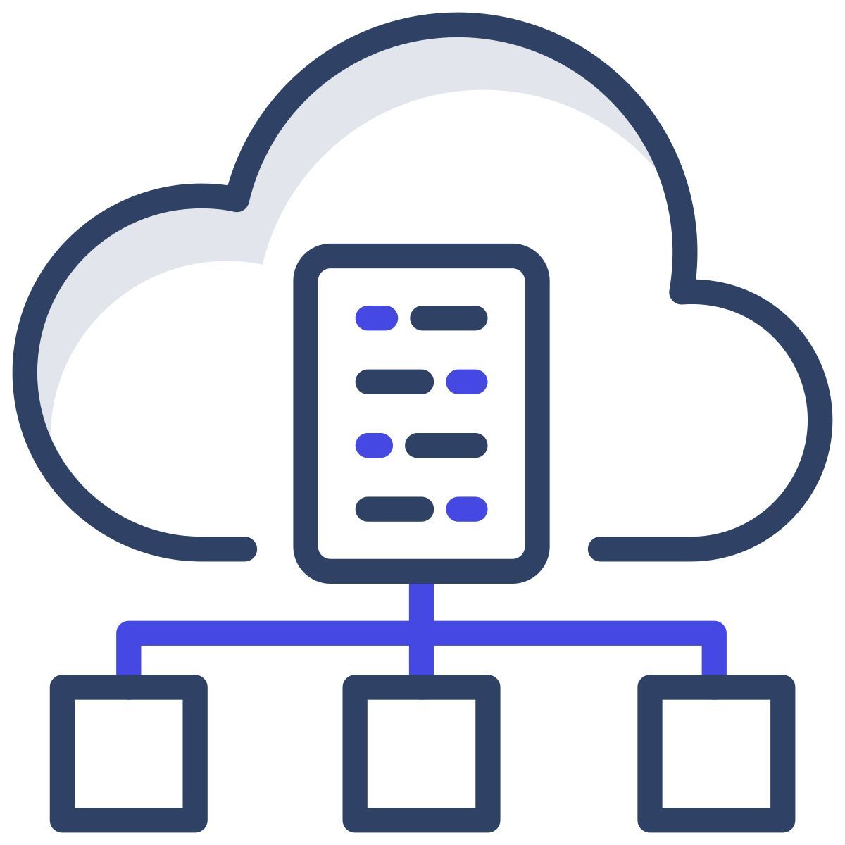 cloud data icon