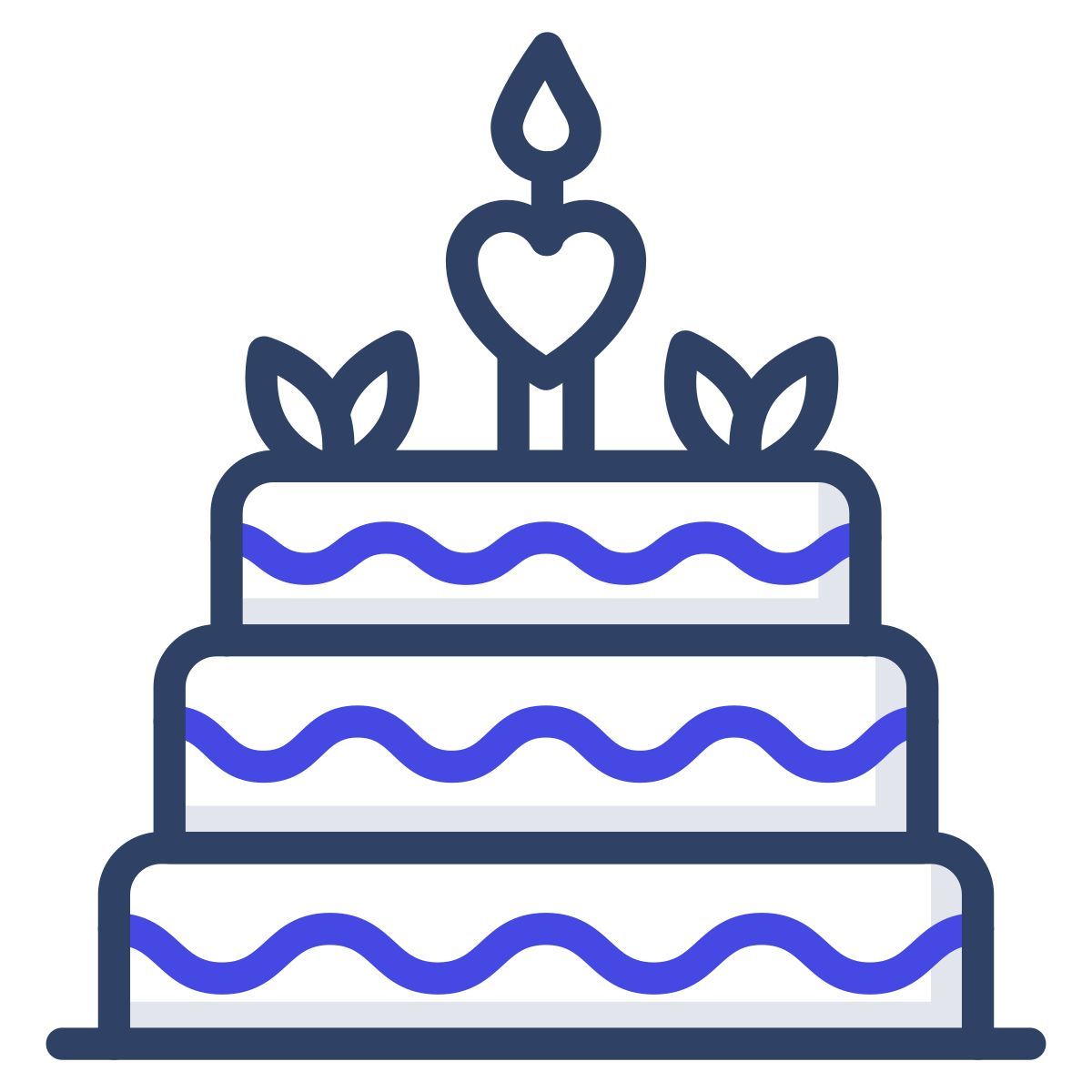 wedding cake icon