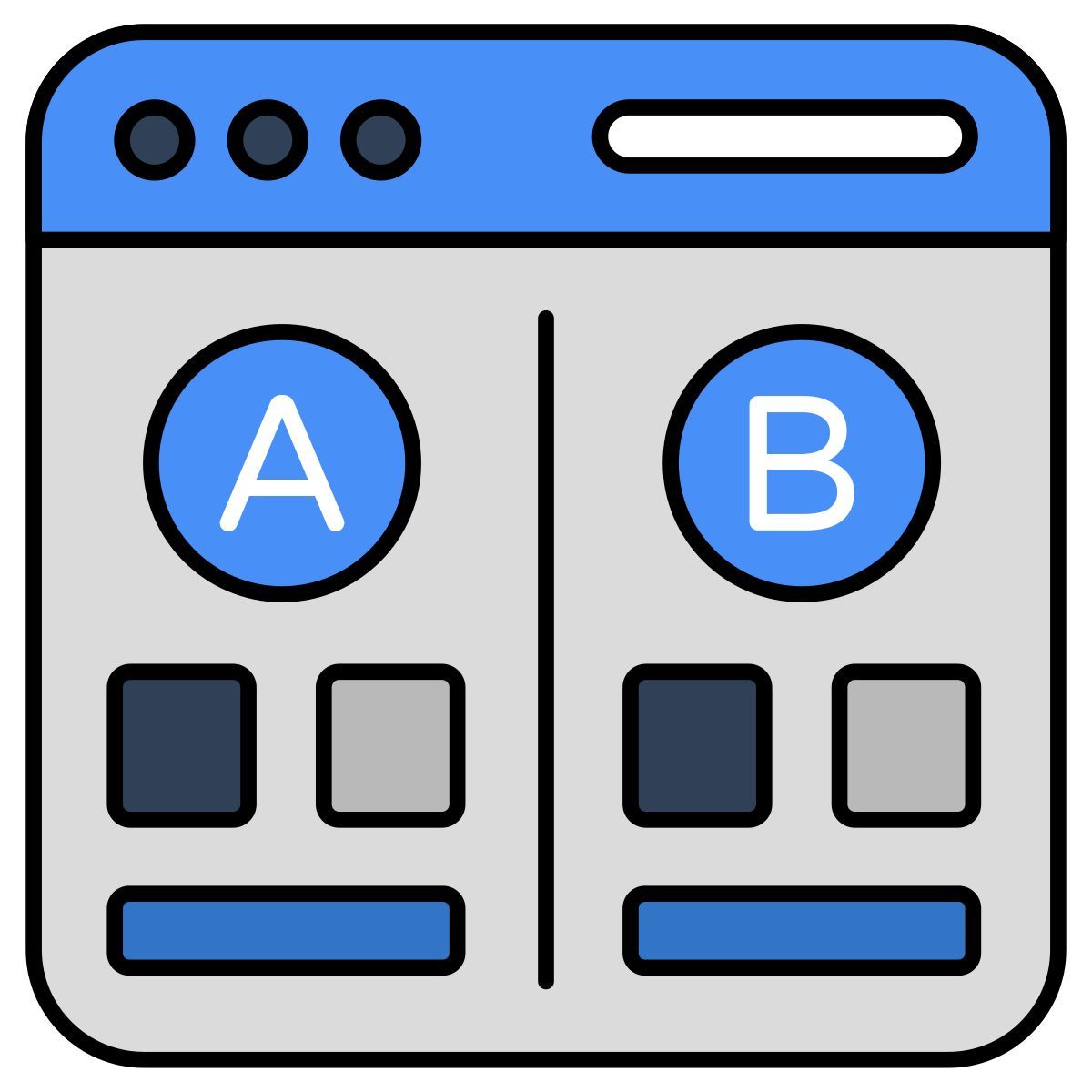 a/b test icon
