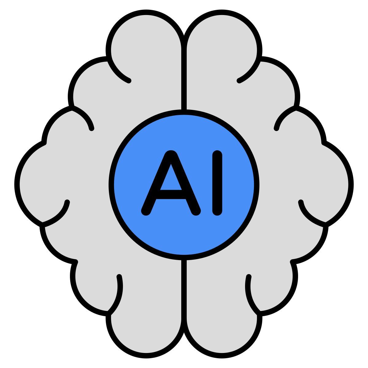 artificial brain icon