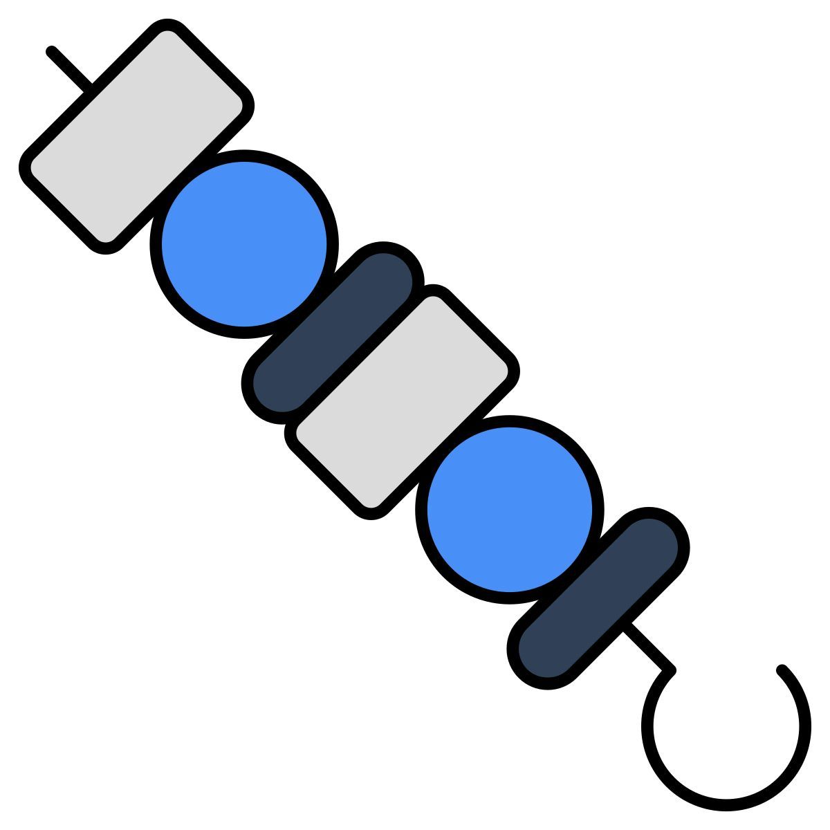 bbq skewer icon