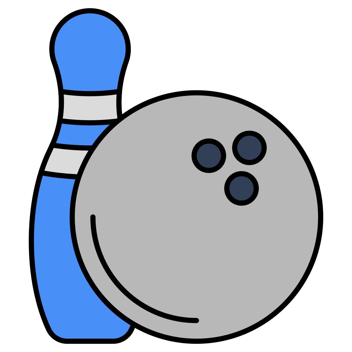 bowling game icon