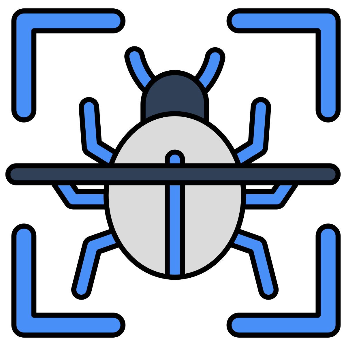 bug scanning icon