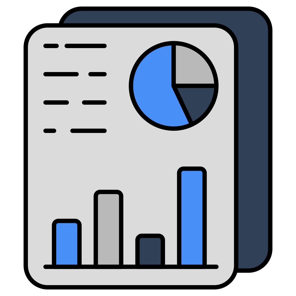 informe de negocios icon