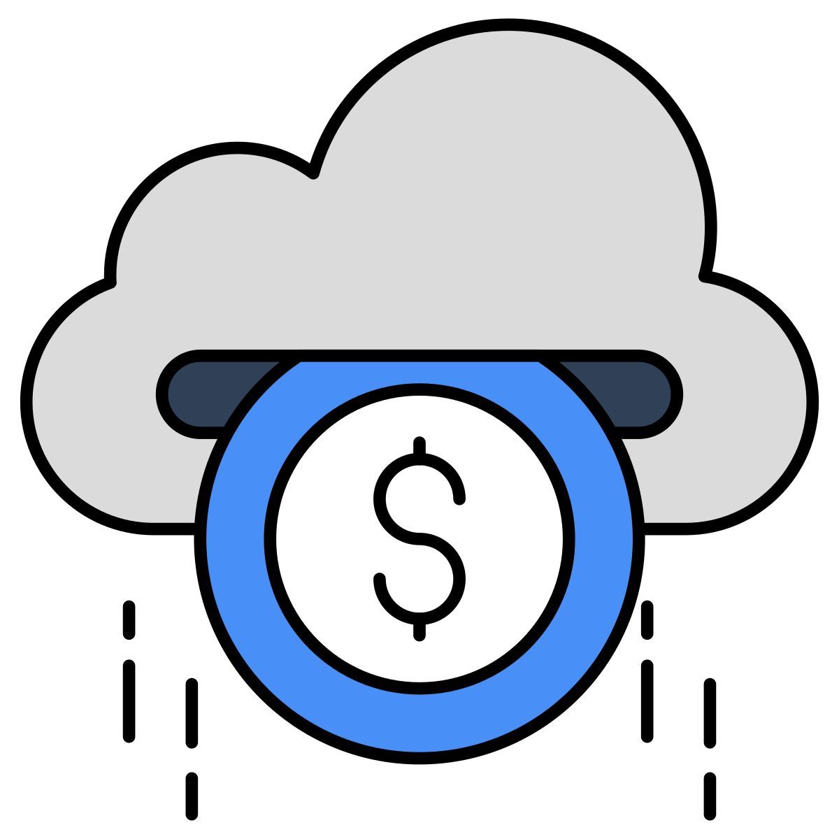 Cloud-Geld icon