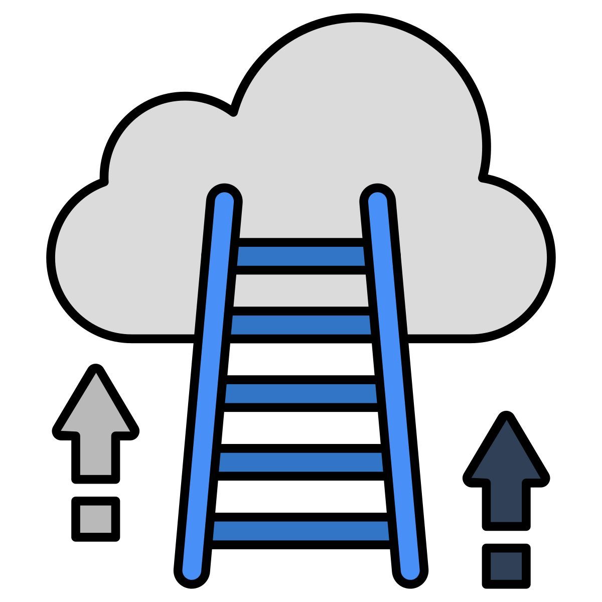 cloud path icon