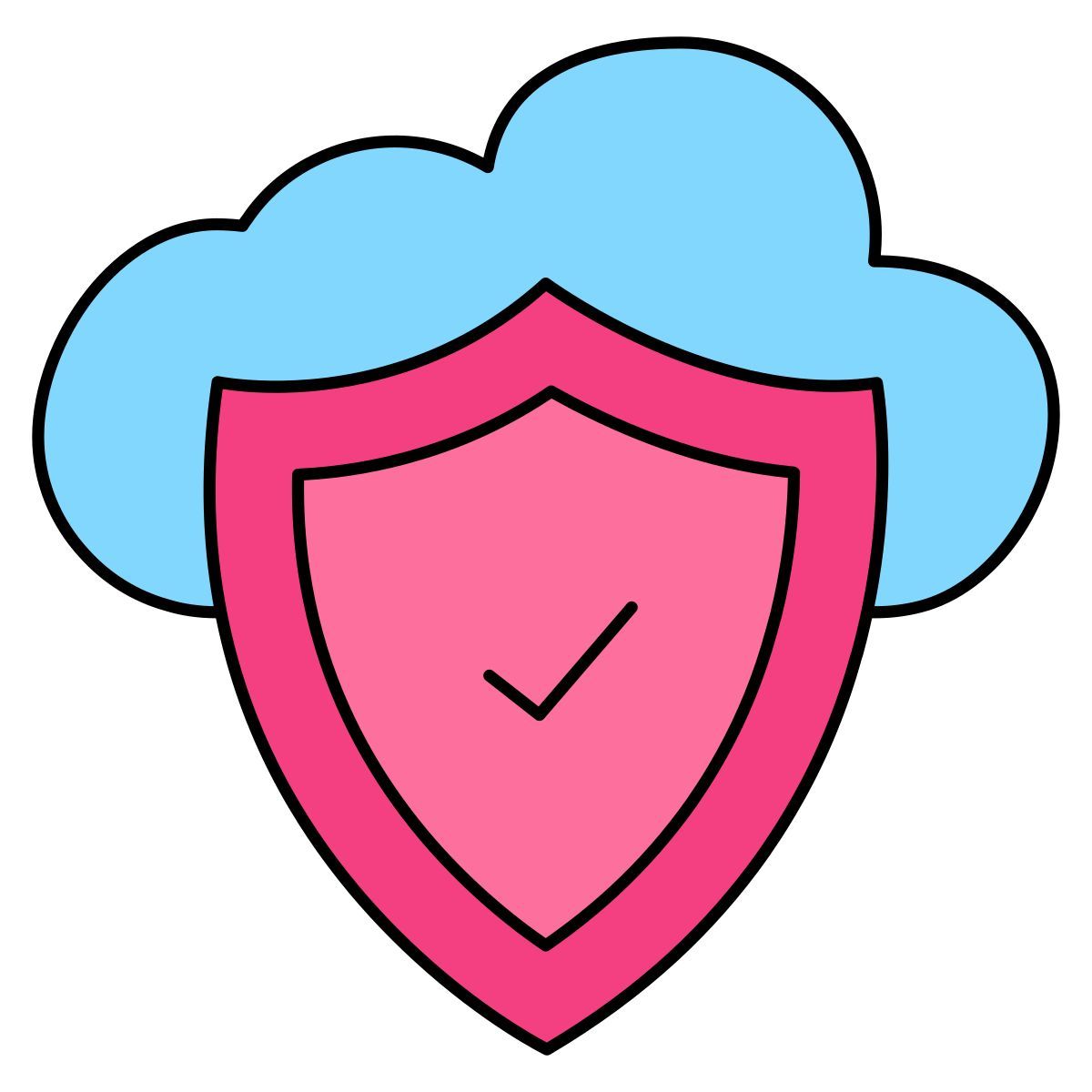 cloud security icon