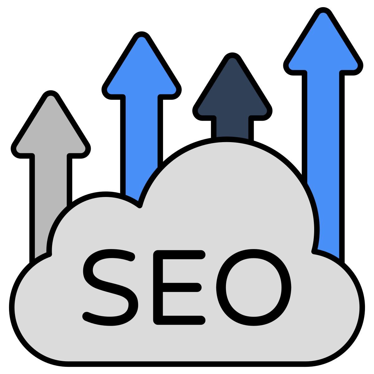 cloud seo icon