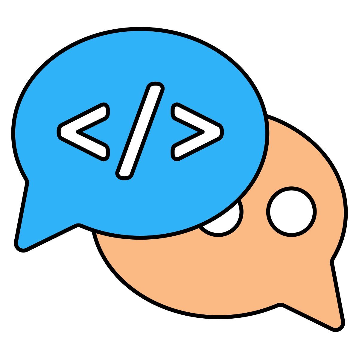 chat bot development icon