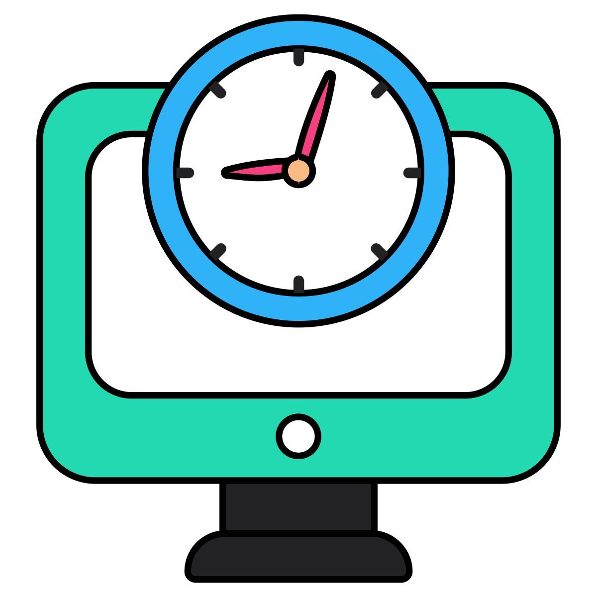 computer clock icon