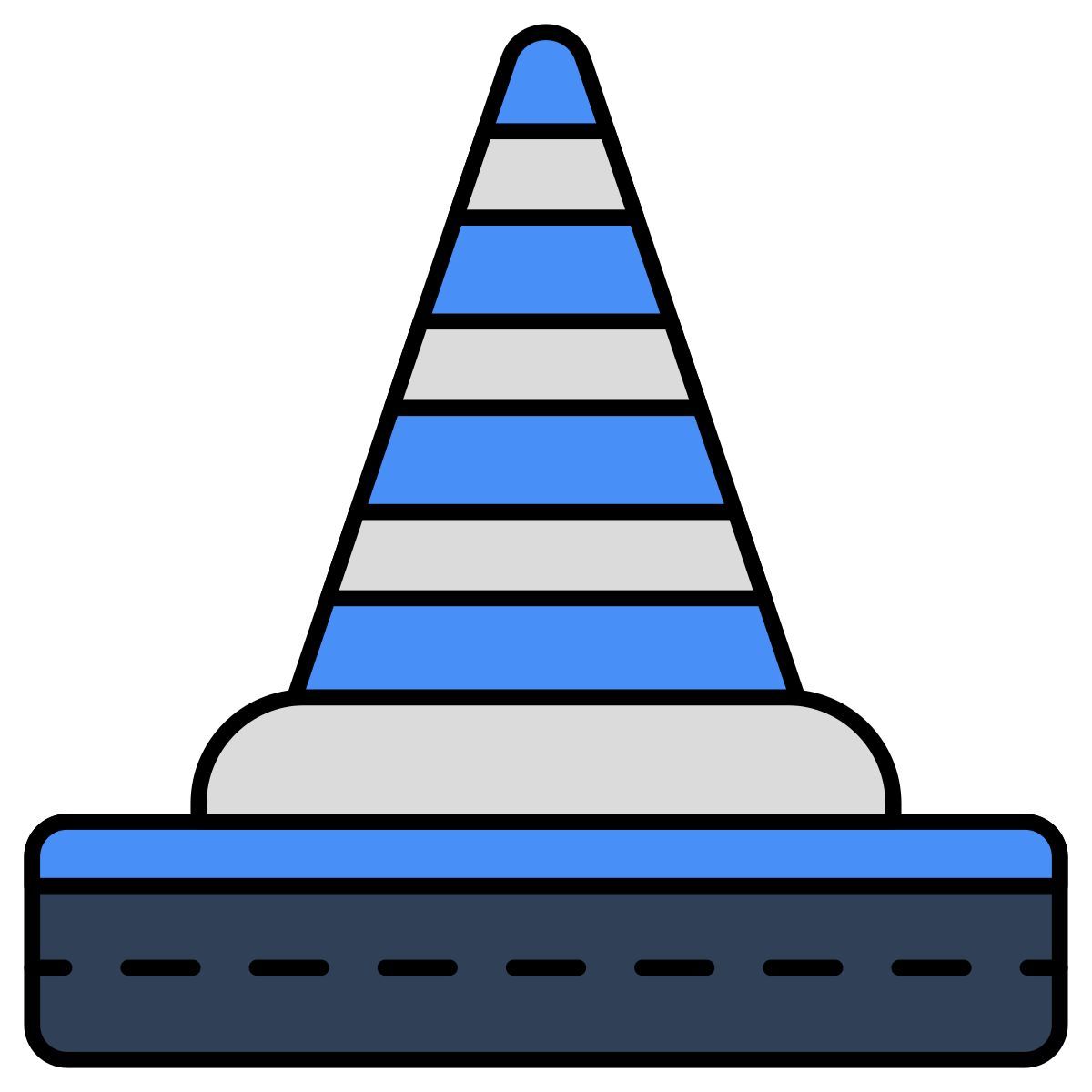 construction cone icon