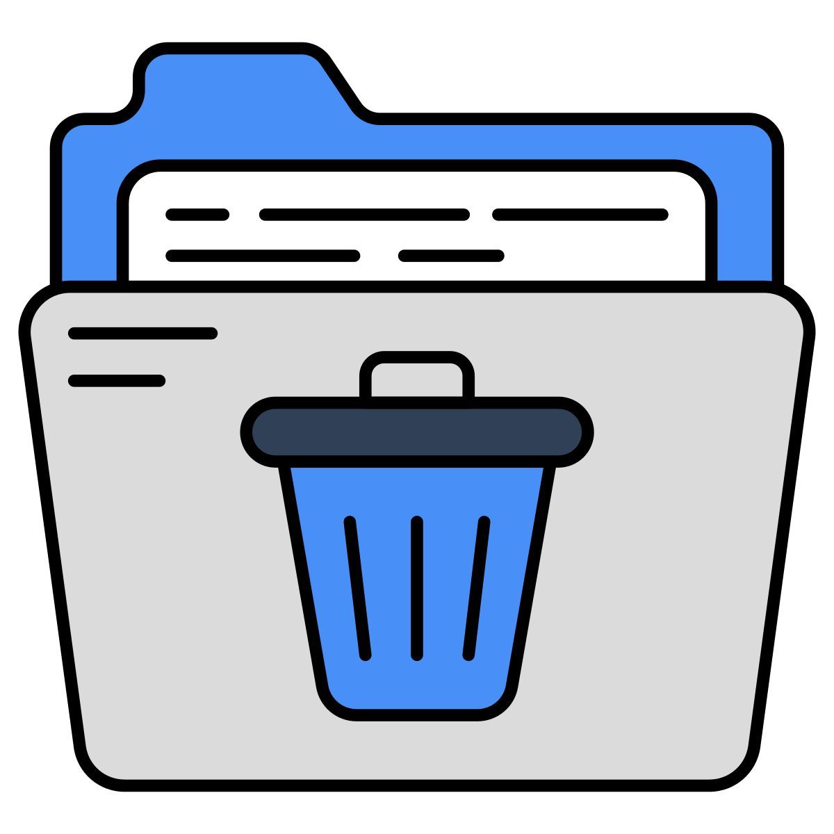 eliminar carpeta icon
