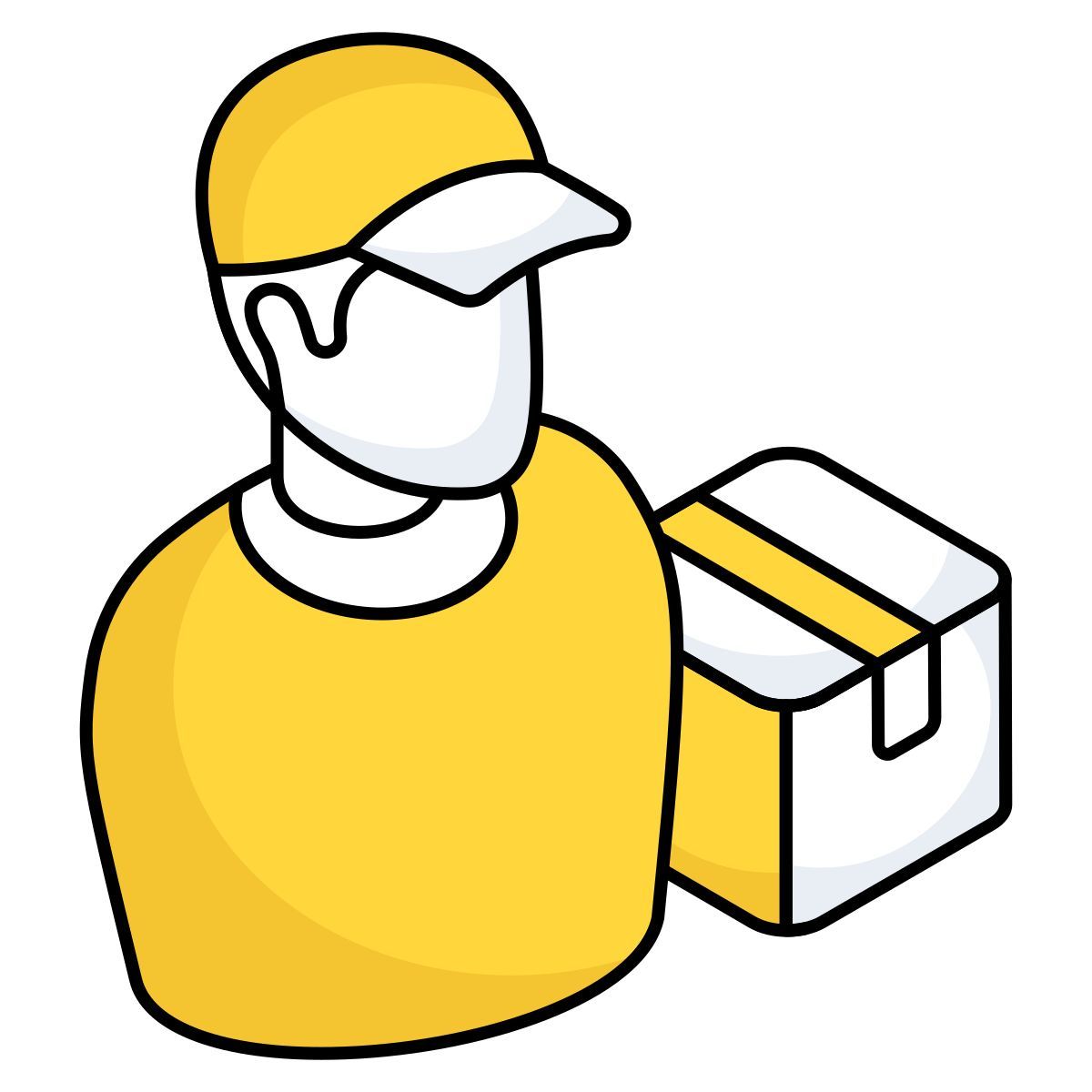 delivery man icon