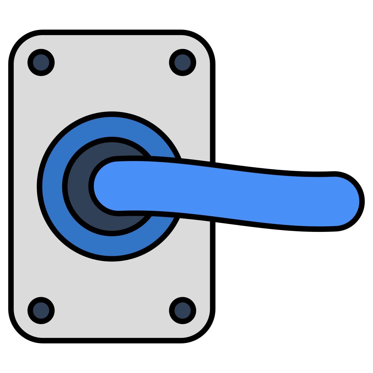 serratura della porta icon