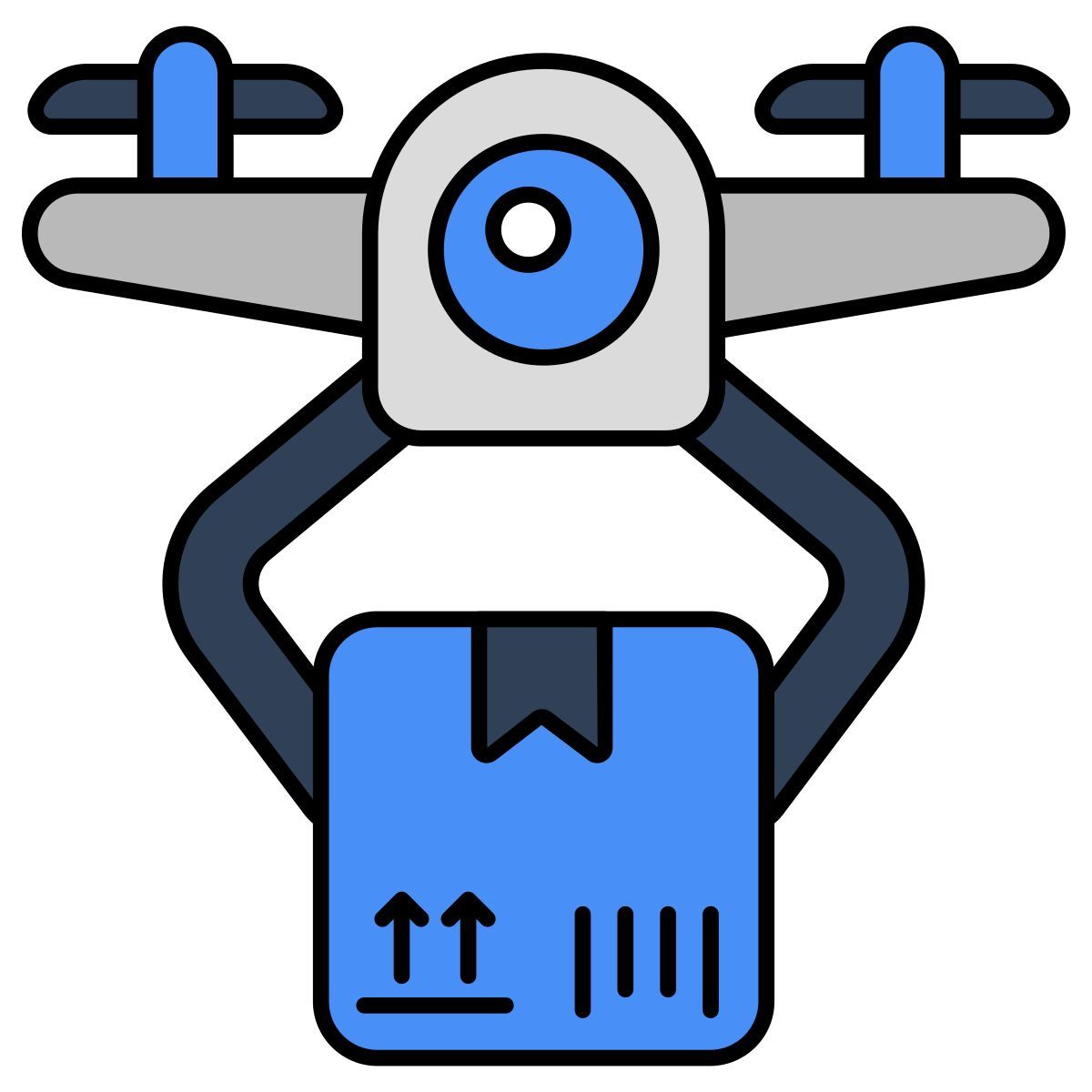 Livraison par drone icon