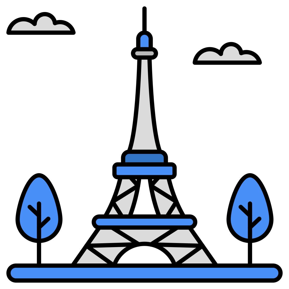 eiffel tower icon