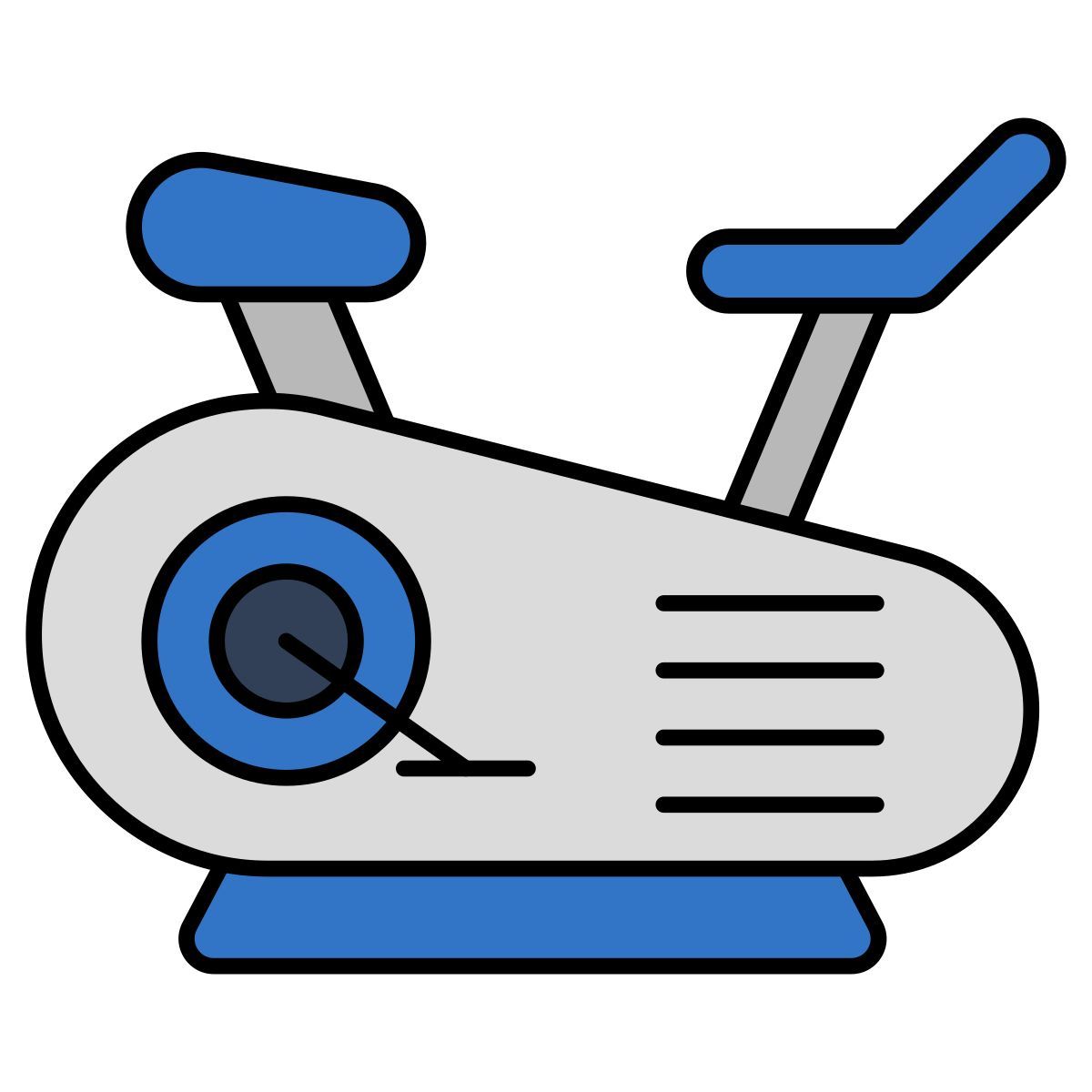 stationary bicycle icon