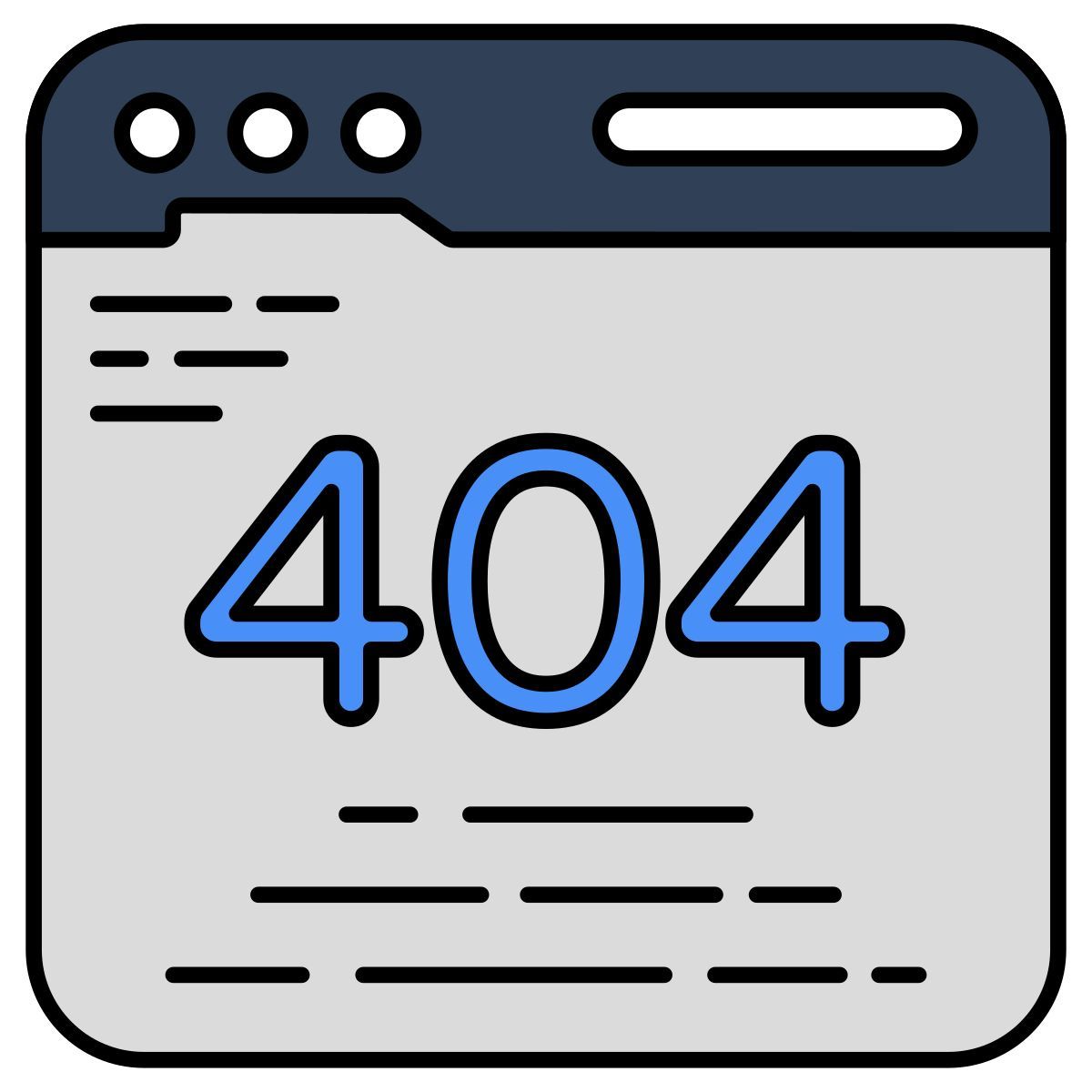 error 404 icon