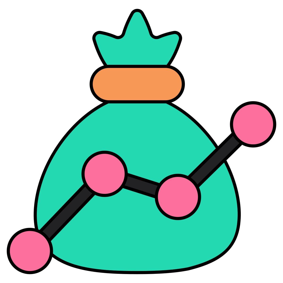 análise financeira icon
