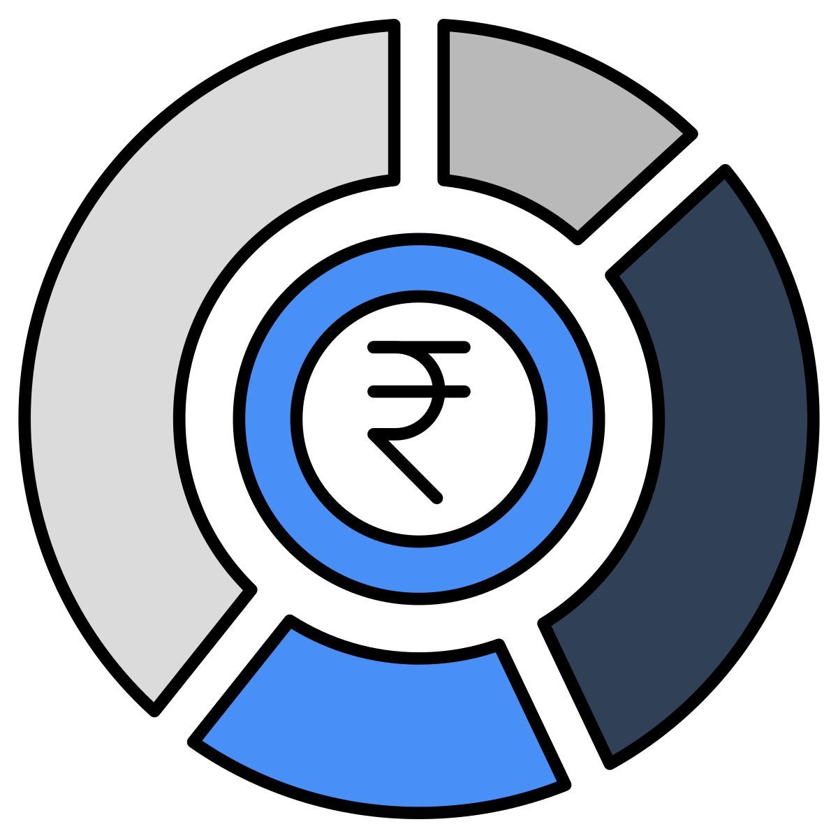 grafico finanziario icon