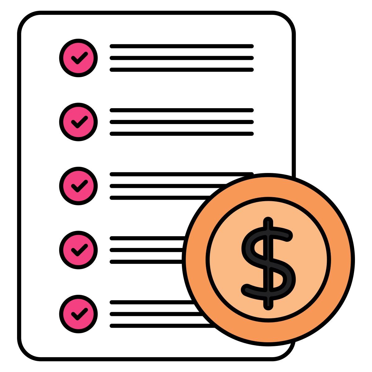 financial plan icon