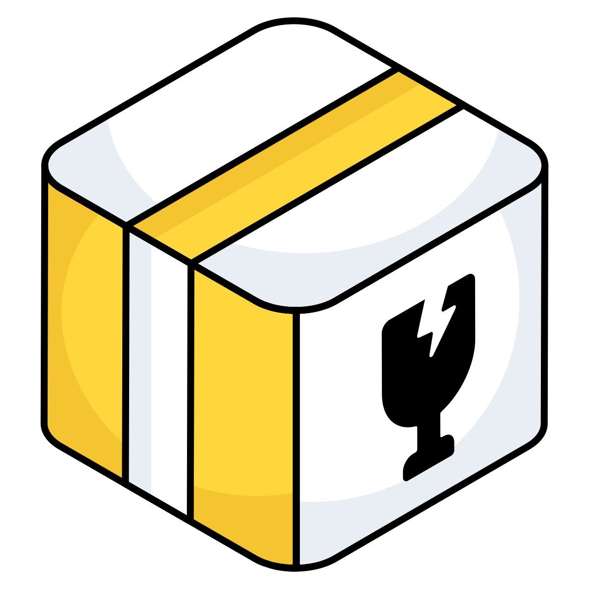 fragile parcel icon
