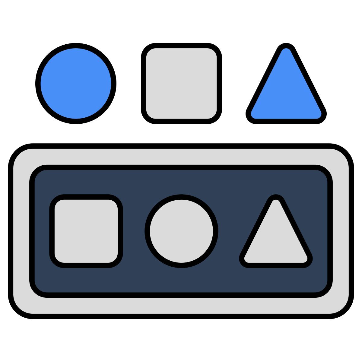 geometric shapes icon