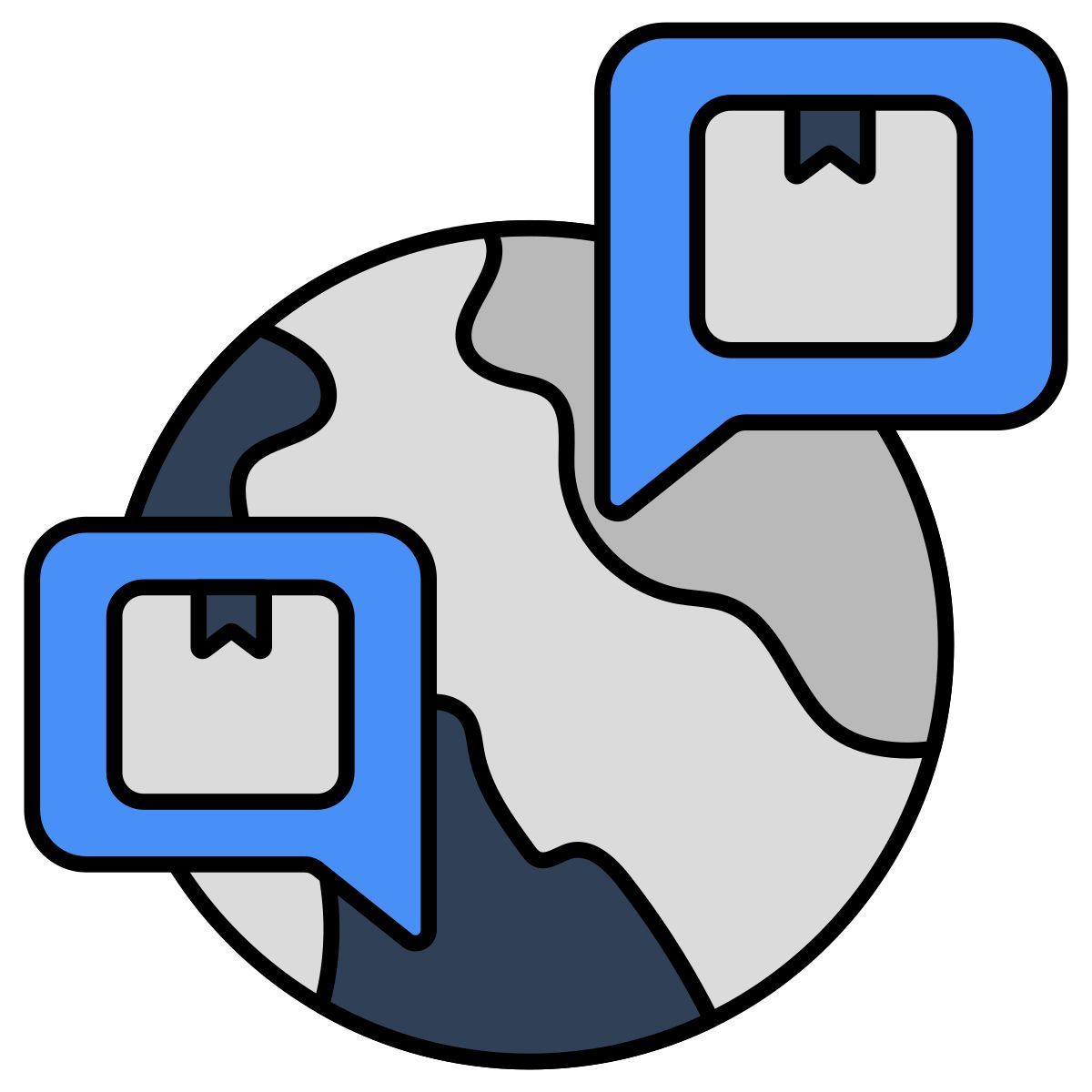 global delivery icon